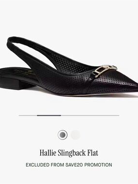 NWT Kate Spade Slingback Flat shoes - new in box